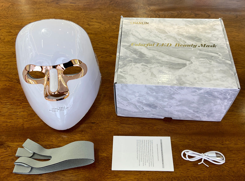 Masque LED Photothérapie – Anti-Âge & Acné