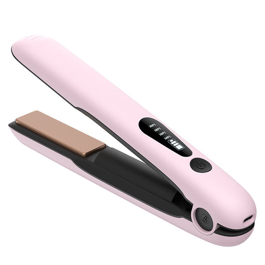 Lisseur & Boucleur Sans Fil Rechargeable – 2-en-1