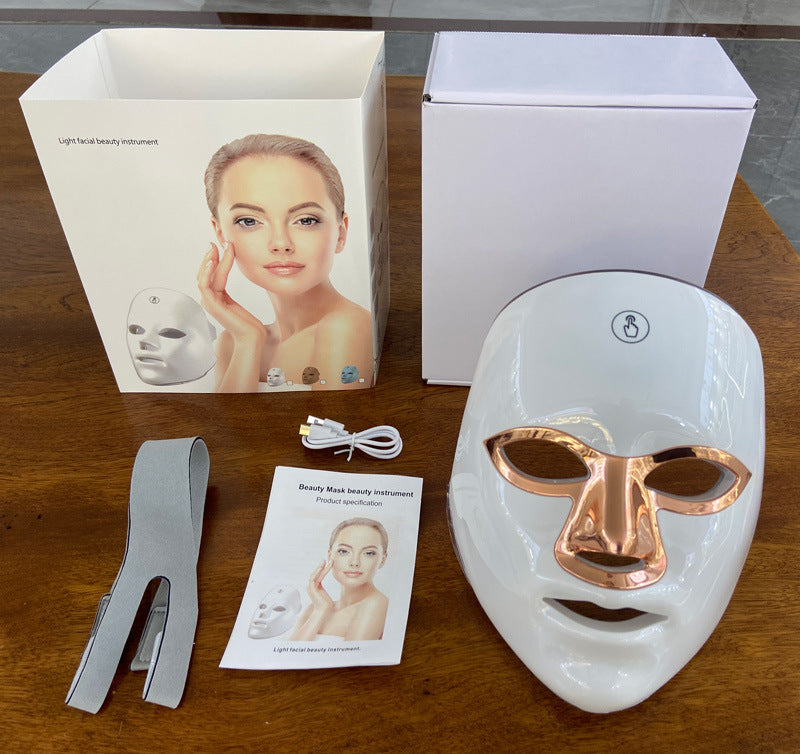Masque LED Photothérapie – Anti-Âge & Acné