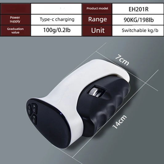 Dynamomètre Électronique de Force – Mesure de Poignée, Affichage LED, Portable